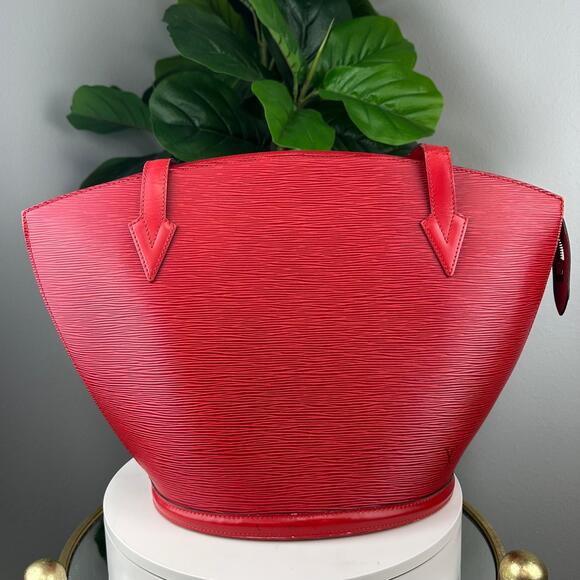 A76 💎✨Authentic Louis Vuitton Epi Leather Saint Jacques PM - Picture 1 of 6